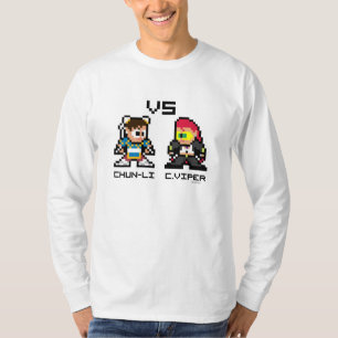 T-shirt 8bit Chun-Li CONTRE C.Viper