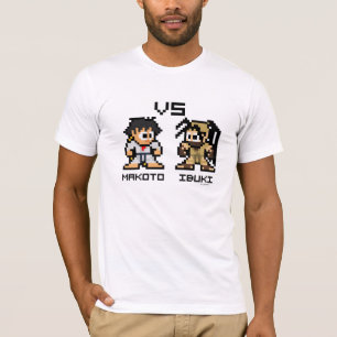 T-shirt 8bit Makoto CONTRE Ibuki