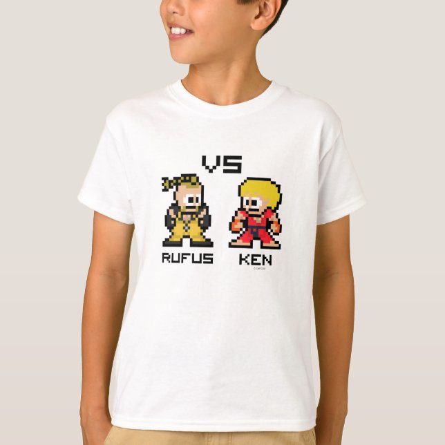 T-shirt 8bit Rufus CONTRE Ken (Devant)