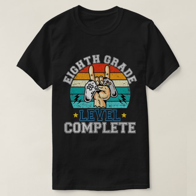 T-shirt 8e Année Classe Complète De 2022 (Design devant)