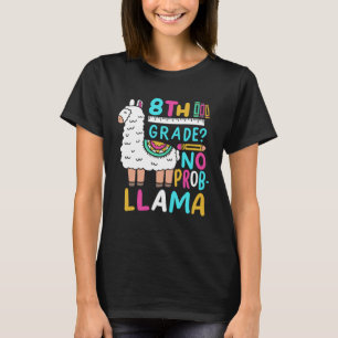T-shirt 8e année No Prob Llama 8e classe Appa