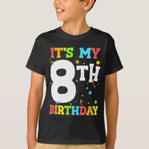 T-shirt 8e anniversaire 8 huit joyeux anniversaire garçon