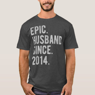 T-shirt 8e anniversaire du Mariage pour lui Epic Mari Sinc