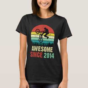 T-shirt 8e Birthday Bmx Bicycle 8 Years Old Awesome Since