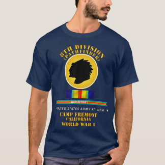 T-shirt 8e division d'infanterie avec WWI SVC Streamer