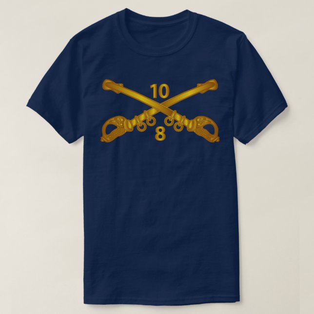 T-shirt 8e Escadron 10e Branche de cavalerie wo Txt (Design devant)