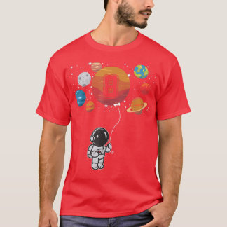 T-shirt 8th Birthday Astronaut Lover Planet 8 Years Old Gi