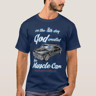 T-shirt 8th Day god Created1966 ChevelleMuscle CarSS454SS4