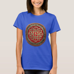 T-shirt [900] Croix du noeud d'or celtique sacré