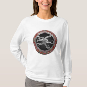 T-shirt [900] Sacred Silver Octopus dans Posture défensive