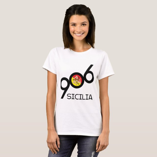T-shirt 906 Sicilia Yooper Italien (Devant entier)