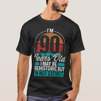 T-shirt 90 Birthday Idea Men Birthdays Funny 90 Year Old r