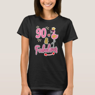 T-shirt 90 & Fabuleux depuis 1932 90e anniversaire 90 ans 