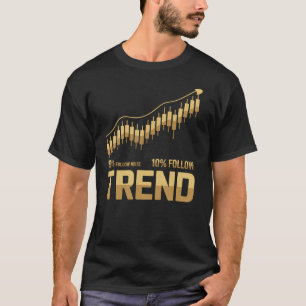T-shirt 90% Suivre le Bruit 10% Suivre la Tendance - Menta