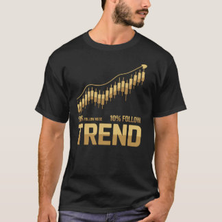 T-shirt 90% Suivre le Bruit 10% Suivre la Tendance - Menta