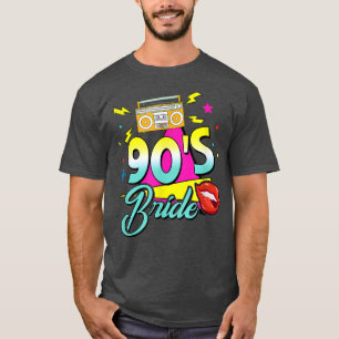T-shirt 90's Bride & Bridesmaids 90s Thème Bachelorette Ma