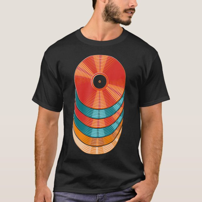 T-shirt 90s CD Music Lover 1990s Party Retro 90s Costume N (Devant)