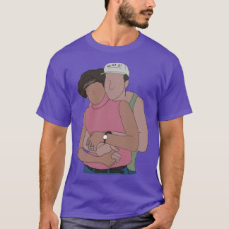T-shirt 90s Couple surdimensionné