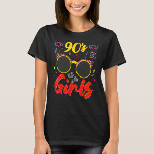 T-shirt 90s Filles Retro 90s Fashion Empreinte de léopard