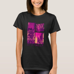 T-shirt 90s Retro Lofi Tokyo Rue-vêtements japonais Vaporw