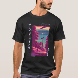 T-shirt 90's Retro Synthwave Japanese Vaporwave Otaku Aest