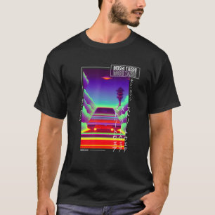 T-shirt 90's Retro Synthwave Japonais Vaporwave Otaku Aest