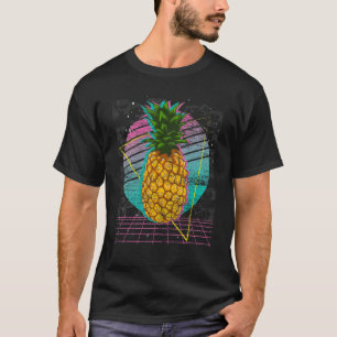 T-shirt 90s Rétro Vaporwave Tropical Summer Exotic Fruit P