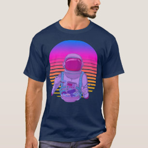 T-shirt 90s Type Space Vaporwave Ramen Noodles Rétro Astro