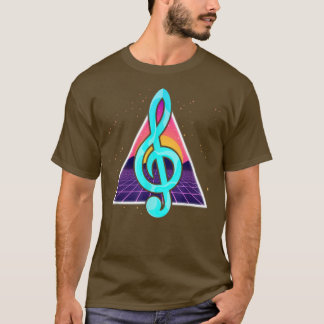 T-shirt 90s Vaporwave Synthwave Classical Music Lover Treb