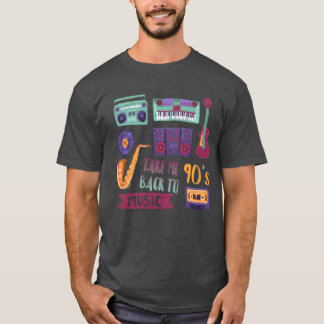 T-shirt 90s Vibe Retro Vintage 90s Music Gift 80s shirt fr