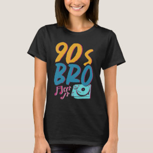 T-shirt 90s Vinyl 1990s Bro Costume Party Musique Générati