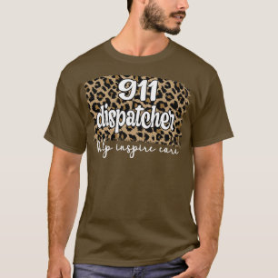 T-shirt 911 Dispatcher Thin Yellow Line Opérateur d'urgenc