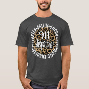 T-shirt 911 Dispatcher Thin Yellow Line Opérateur d'urgenc
