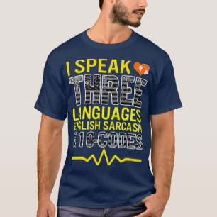 T-shirt 911 Speak speatcher 3 langages 10