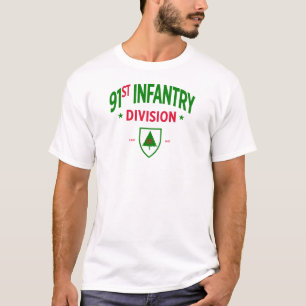 T-shirt 91e Division d'infanterie - Division Wild West