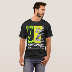 T-shirt 92 - Étude sur les cyclones tropicaux