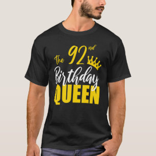 T-shirt 92e anniversaire de la reine Joyeux Anniversaire d