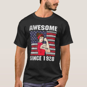 T-shirt 94 Ans Awesome depuis 1928 94e Anniversaire Femmes
