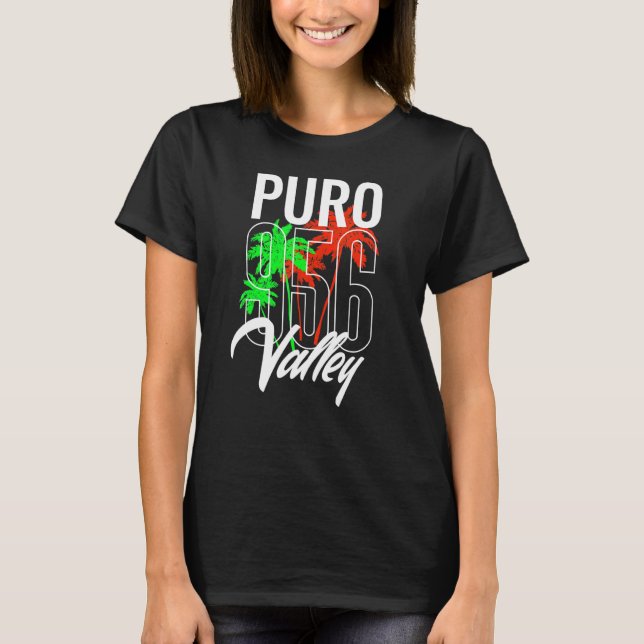T-shirt 956 Valley Brownsville McAllen Laredo Padre Sud (Devant)
