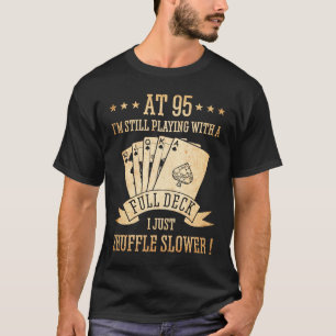 T-shirt 95e anniversaire 95 ans Cartes