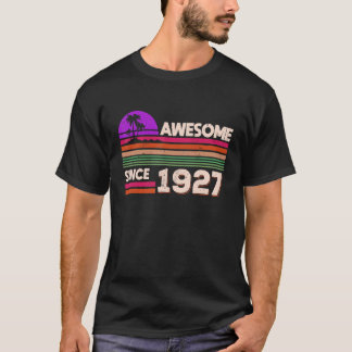 T-shirt 95e anniversaire Hommes Femmes stupéfiant depuis 1