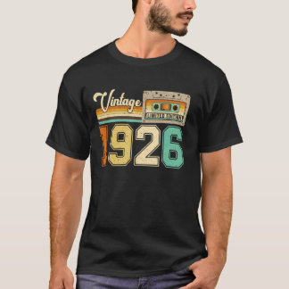 T-shirt 98 ans 1926 Vintage 98e anniversaire Hommes Femmes