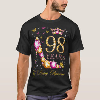 T-shirt 98 Ans D'Être Impressionnant 98 Ans 98E Anniversai