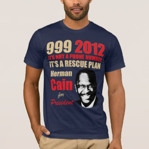 T-shirt 999 Herman Caïn 2012