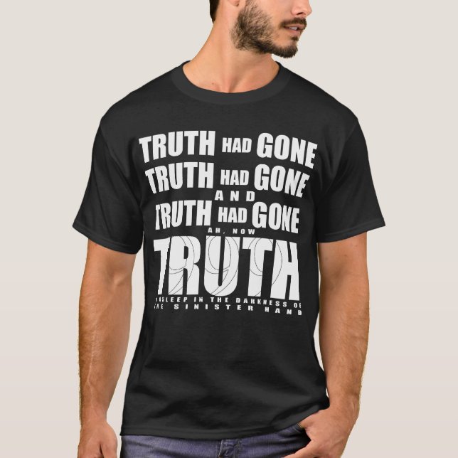 T-shirt 999" vérité a eu" la chemise allée (Devant)