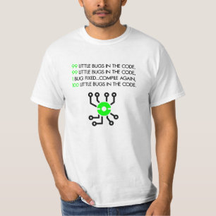 T-shirt 99 Bugs Dans Le Code