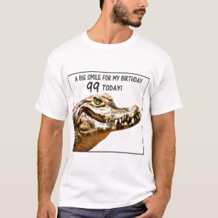 T-shirt 99e anniversaire Alligator Sourire