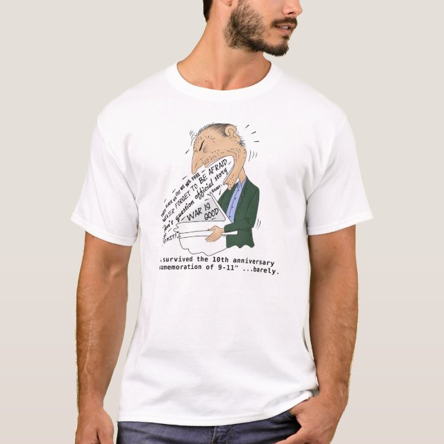 T-shirt 9/11 conception drôle de commémoration (Devant)