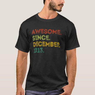 T-shirt 9 Ans Awesome Depuis Décembre 2013 9e Birt