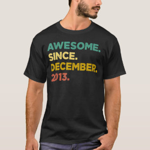 T-shirt 9 ans Awesome depuis Décembre 2013 9e naissance